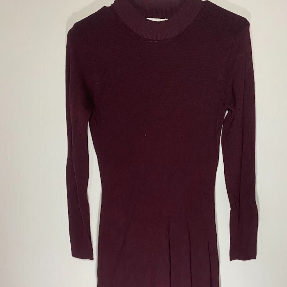 H&M Knit Mock-Turtleneck Dress